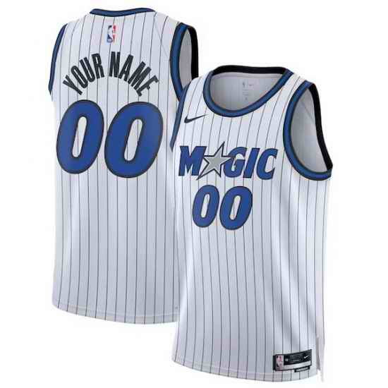 Men Women Youth Toddler ORLANDO MAGIC Custom Nike NBA Stitched Jersey White