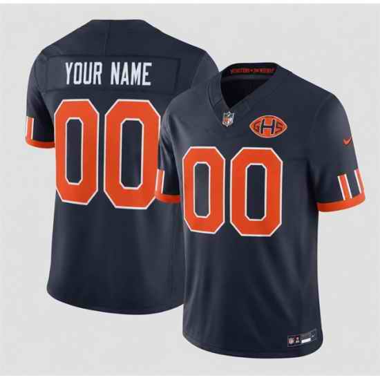 Men Chicago Bears Active Player Custom Navy 2026 F U S E Rivalries Collection Limited Stitched Football Jersey