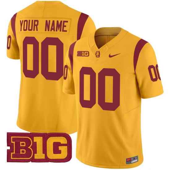 Men Women Youth USC Trojans 2024 Vapor Limited Custom Jersey All stitched Gold