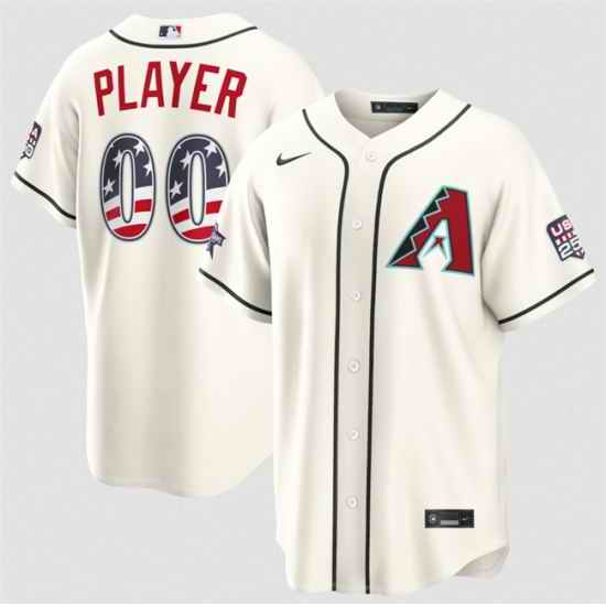 MenArizona Diamondbacks Active Player Custom White 2026 All Star Edition Stars  Stripes Stadium Pick A Player Stitched Baseball Jersey