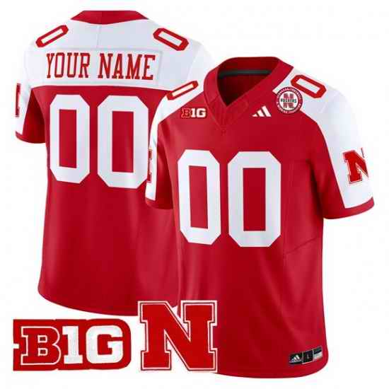 Women Nebraska Cornhuskers ACTIVE PLAYER Custom Scarlet Alternate 2024 F U S E  Vapor Limited Stitched Football Jersey Run Small
