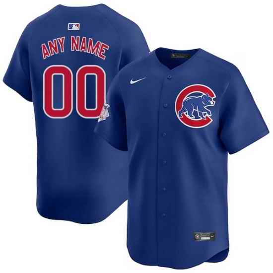 Men Women Youth Toddler CHICAGO CUBS Custom Stitched Jersey Blue