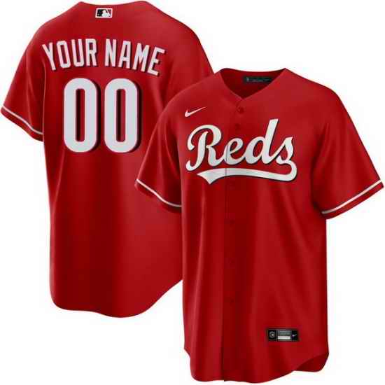 Men Women Youth Toddler CINCINNATI REDS Custom Stitched Jersey Red