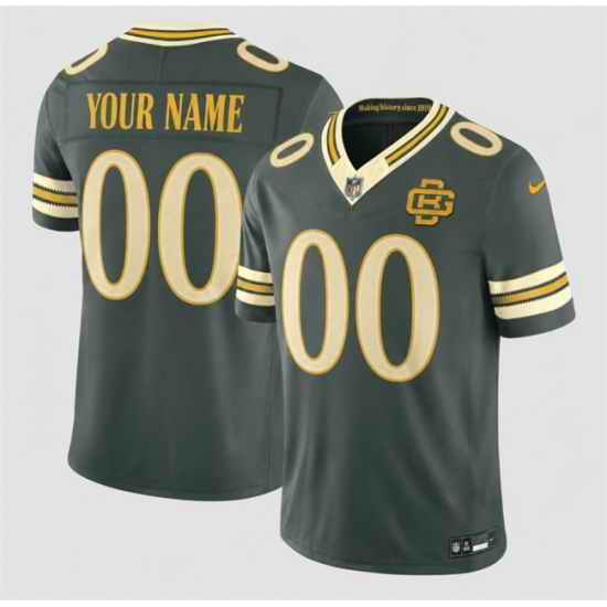 Men Green Bay Packers Active Player Custom Dark Green 2026 F U S E Rivalries Collection Limited Stitched Football Jersey