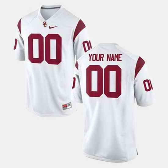 Men Women Youth Toddler Usc Trojans Custom College Football White Jersey