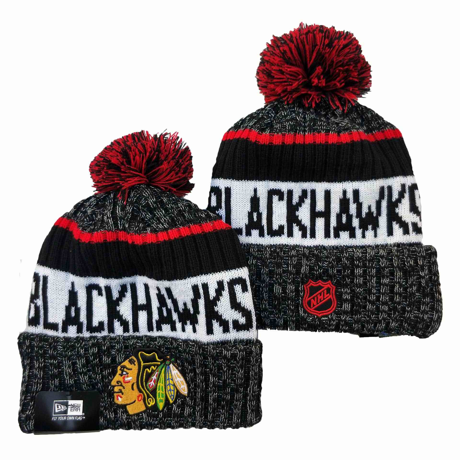 Chicago Blackhawks Knit Hats 0010