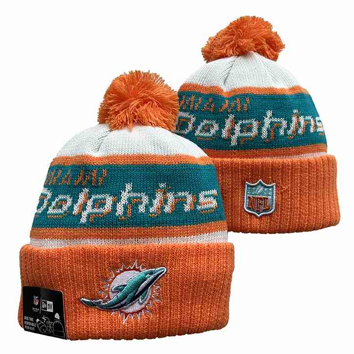 Miami Dolphins Knit Hats 0117