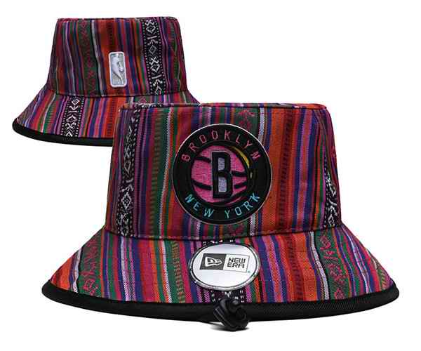 Brooklyn Nets Stitched Bucket Hats 022