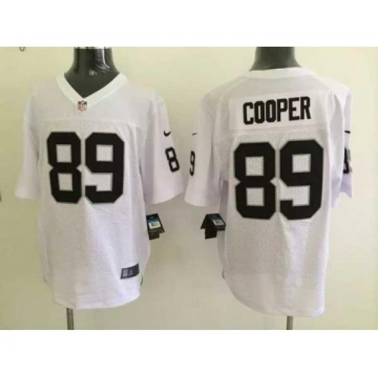 nike nfl jerseys oakland raiders 89 cooper white[Elite][cooper]