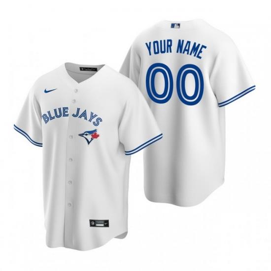 Men Women Youth Toddler All Size Toronto Blue Jays Custom Nike White Stitched MLB Cool Base Home Jersey