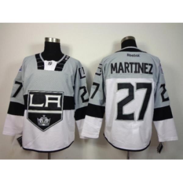 NHL Los Angeles Kings #27 Martinez stadium white-grey jerseys