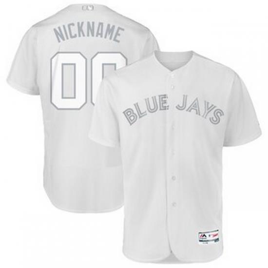 Men Women Youth Toddler All Size Toronto Blue Jays Majestic 2019 Players Weekend Flex Base Authentic Roster Custom White Jersey