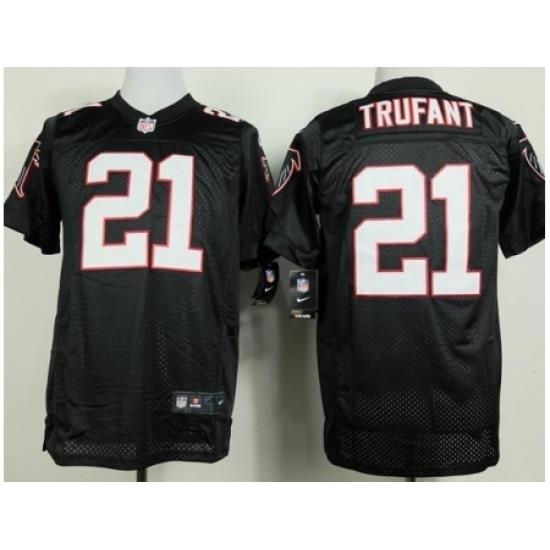Nike Atlanta Falcons 21 Desmond Trufant Black Elite NFL Jersey