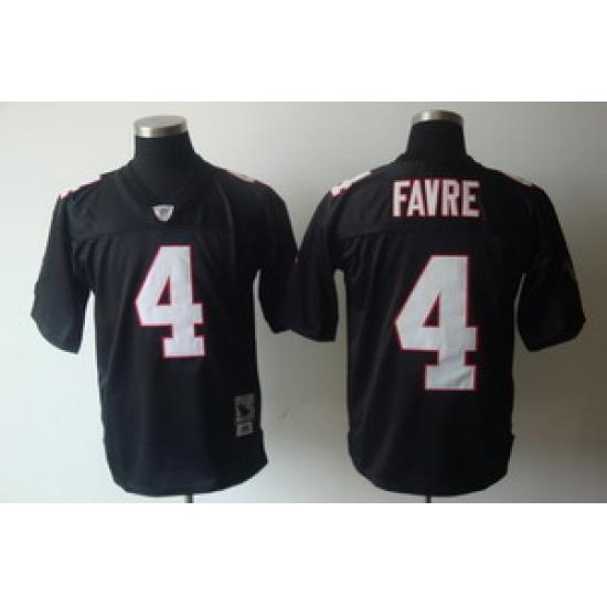 Minnesota vikings 4 faver black jerseys Throwback