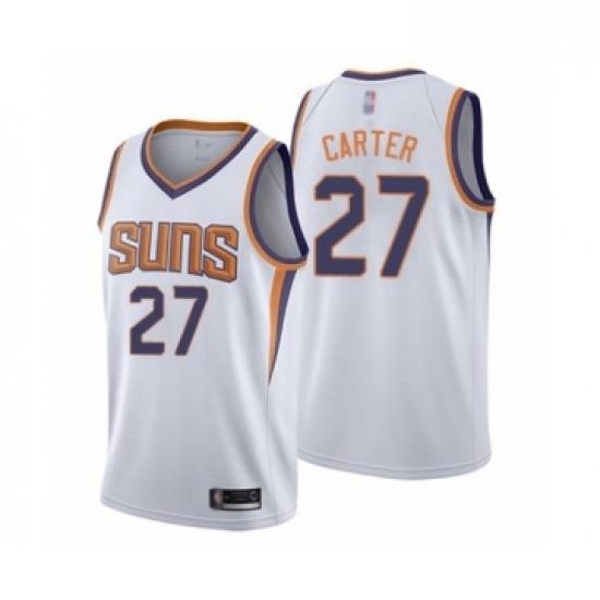 Youth Phoenix Suns 27 Jevon Carter Swingman White Basketball Jersey Association Edition