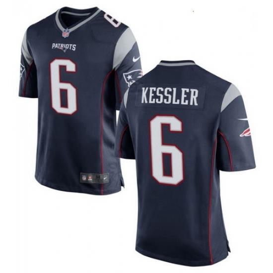Youth Patriots 6 Cody Kessler Navy Blue Team Football Vapor Untouchable Jersey