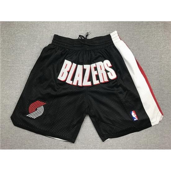 Portland Trail Blazers Basketball Shorts 001