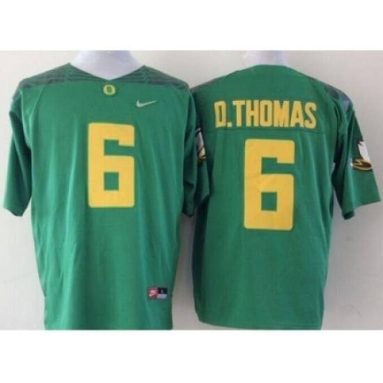 NCAA Oregon Ducks #6 D.THOMAS green jerseys