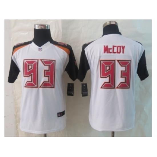 Nike Youth Tampa Bay Buccaneers #93 McCoy White Jerseys(2014 New)