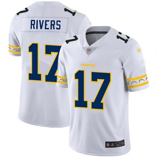 Chargers 17 Philip Rivers White Mens Stitched Football Limited Team Logo Fashion Jersey