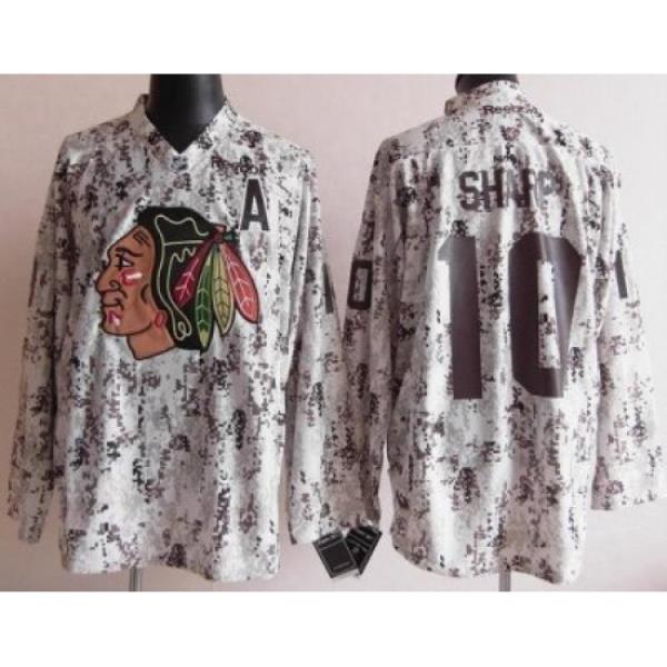 Chicago Blackhawks 10 Patrick Sharp White Camo NHL Jerseys