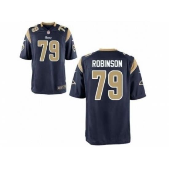 Nike St. Louis Rams 79 Greg Robinson blue Limited NFL Jersey