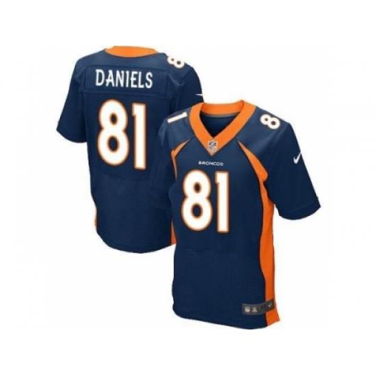 Youth Nike Denver Broncos 81 Owen Daniels Blue NFL Jersey
