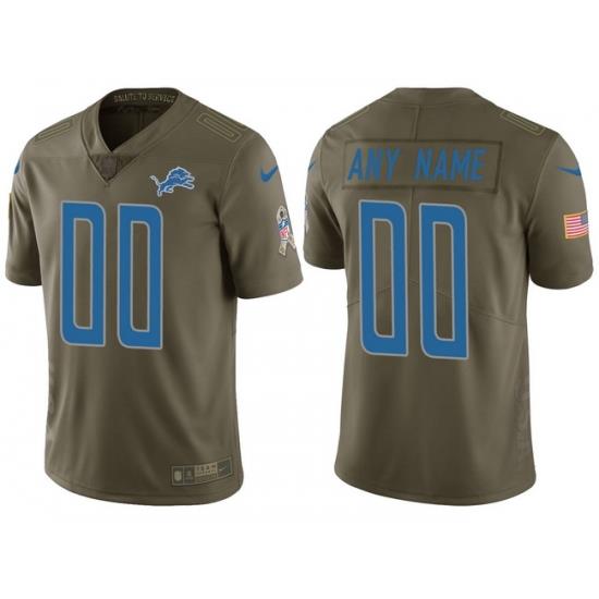 Men Women Youth Toddler All Size Detroit Lions Customized Jersey 012