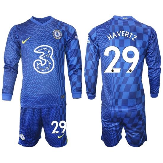 Men Chelsea Long Sleeve Soccer Jerseys 512