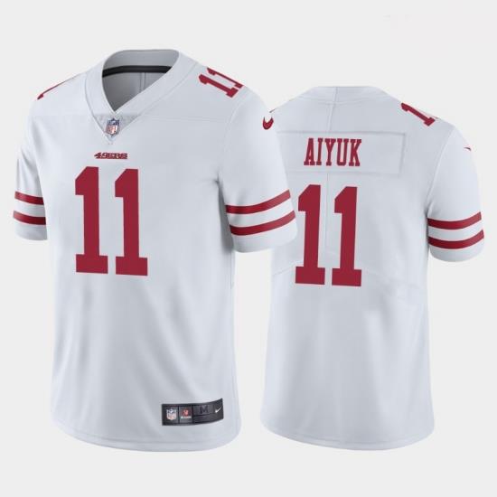 Youth Nike 49ers 11 Brandon Aiyuk White Youth 2020 NFL Draft First Round Pick Vapor Untouchable Limited Jersey