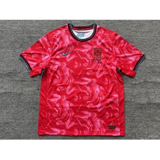 Korea Red Home Uruguay 2024 Soccer Jersey