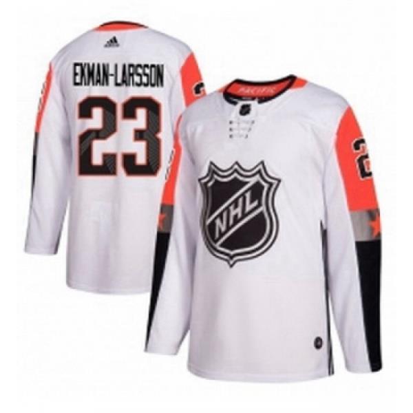 Youth Adidas Arizona Coyotes 23 Oliver Ekman Larsson Authentic White 2018 All Star Pacific Division NHL Jersey