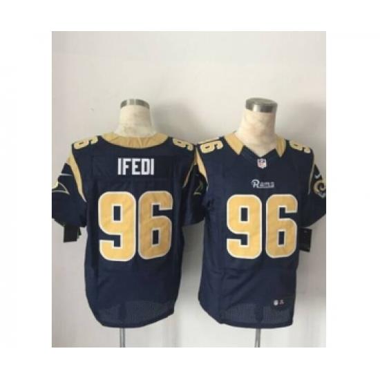 nike nfl jerseys st. louis rams 96 ifedi blue[Elite][ifedi]