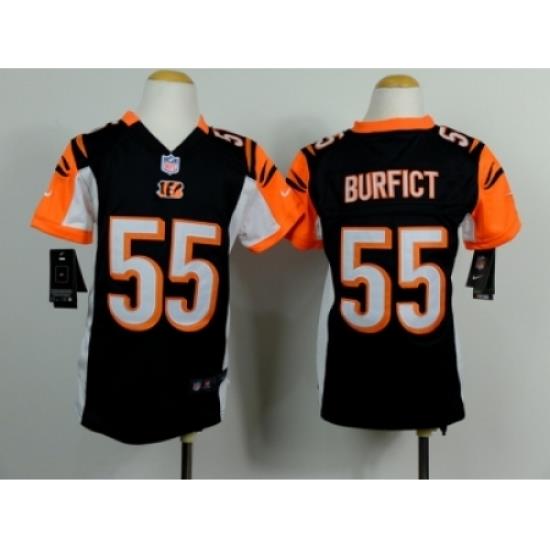 Nike Youth Cincinnati Bengals #55 Vontaze Burfict black Jerseys