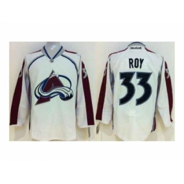 NHL Jerseys Colorado Avalanche #33 Roy white