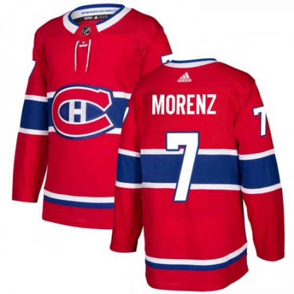 Youth Adidas Montreal Canadiens 7 Howie Morenz Premier Red Home NHL Jersey