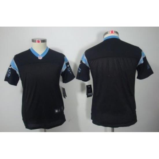 Nike Youth Carolina Panthers Blank Black Color[Youth Limited Jerseys]