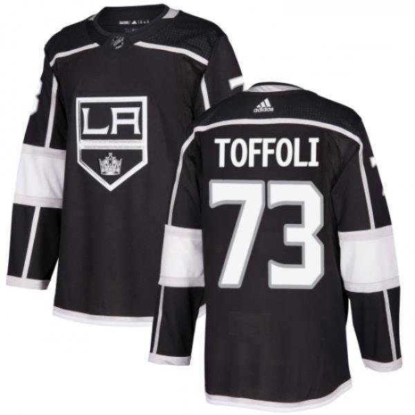 Youth Adidas Los Angeles Kings 73 Tyler Toffoli Authentic Black Home NHL Jersey