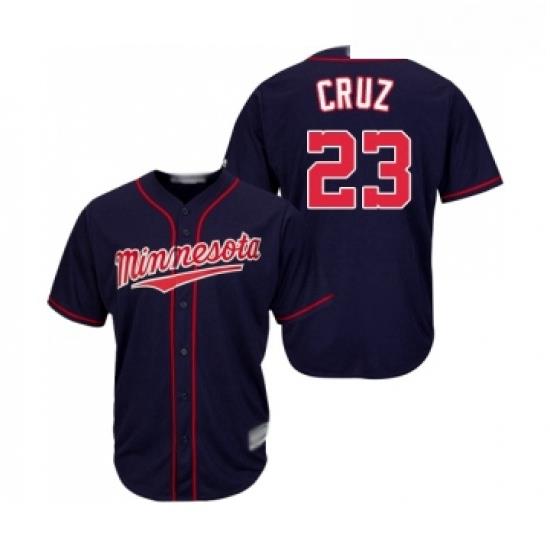 Youth Minnesota Twins 23 Nelson Cruz Replica Navy Blue Alternate Road Cool Base Baseball Jersey