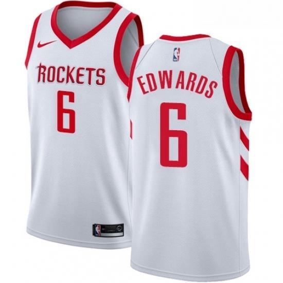 Womens Nike Houston Rockets 6 Vincent Edwards Swingman White NBA Jersey Association Edition
