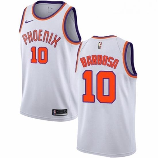 Womens Nike Phoenix Suns 10 Leandro Barbosa Swingman NBA Jersey Association Edition