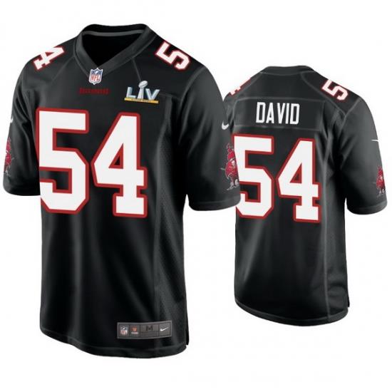 Men Lavonte David Buccaneers Black Super Bowl Lv Game Fashion Jersey