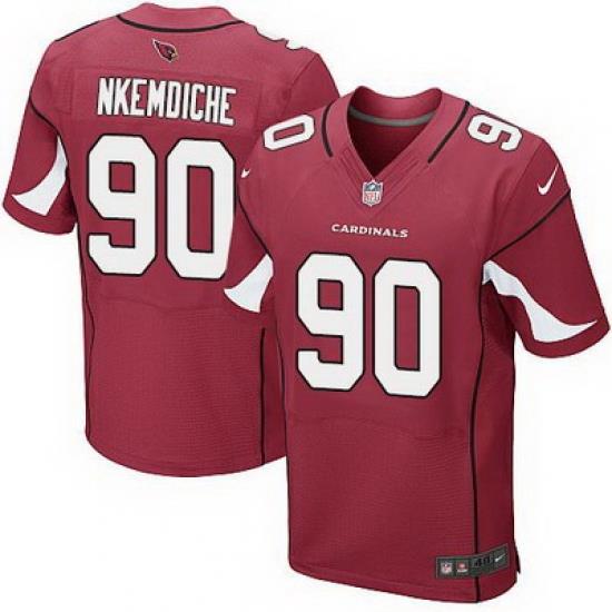 Nike Cardinals #90 Robert Nkemdiche Red Team Color Mens Stitched NFL Elite Jersey