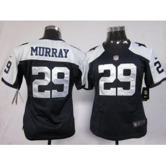 Women Nike Dallas CoWboys 29# DeMarco Murray Blue Thankgivings Nike NFL Jerseys