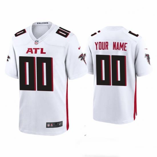 Men Women Youth Toddler Custom Atlanta Falcons White 2020 new Vapor Limited Jerseyeys  281