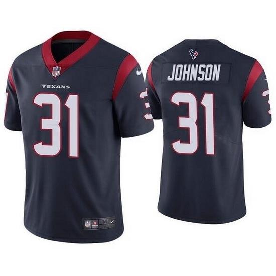 Nike Texans 31 David Johnson Navy Vapor Untouchable Limited Jersey
