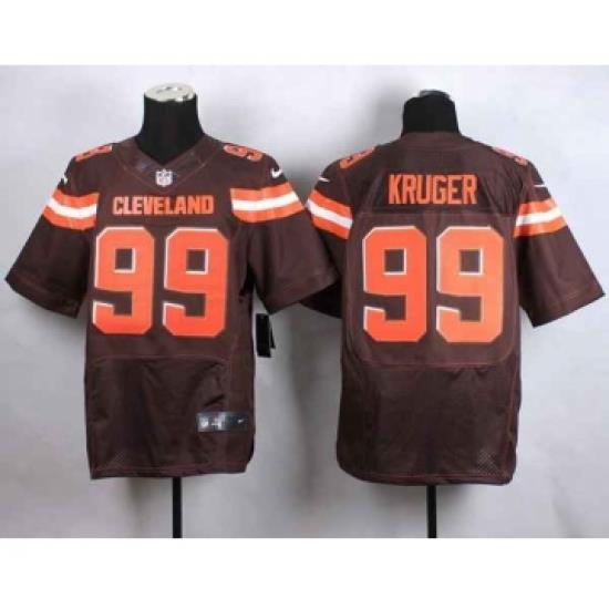 nike nfl jerseys cleveland browns 99 kruger brown[Elite][kruger][new style]