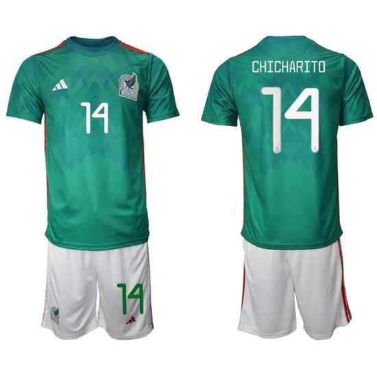 Men FIFA 2022 Mexico Soccer Jersey 037