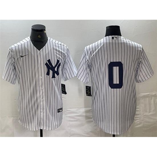 Men NeW York Yankees 0 Marcus Stroman White Cool Base Stitched Baseball Jersey