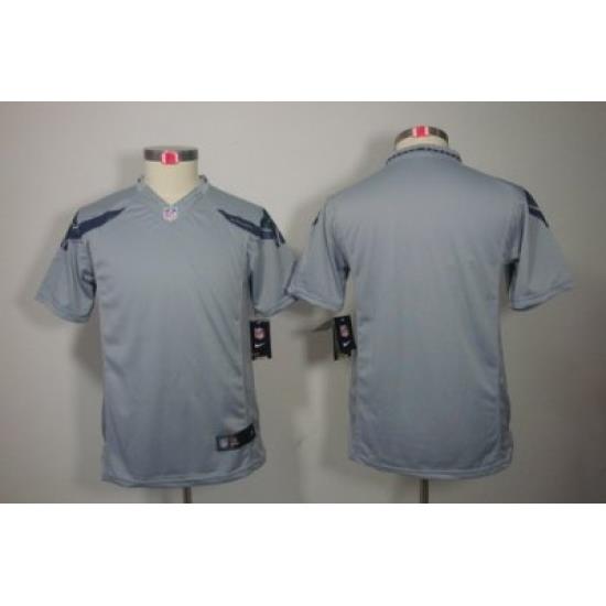 Youth Nike Seattle SeahaWks Blank Grey Color[Youth Limited Jerseys]